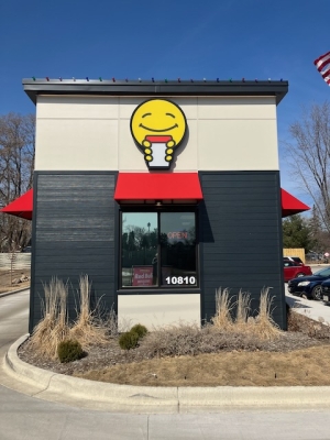 Small commercial buildings are popping up